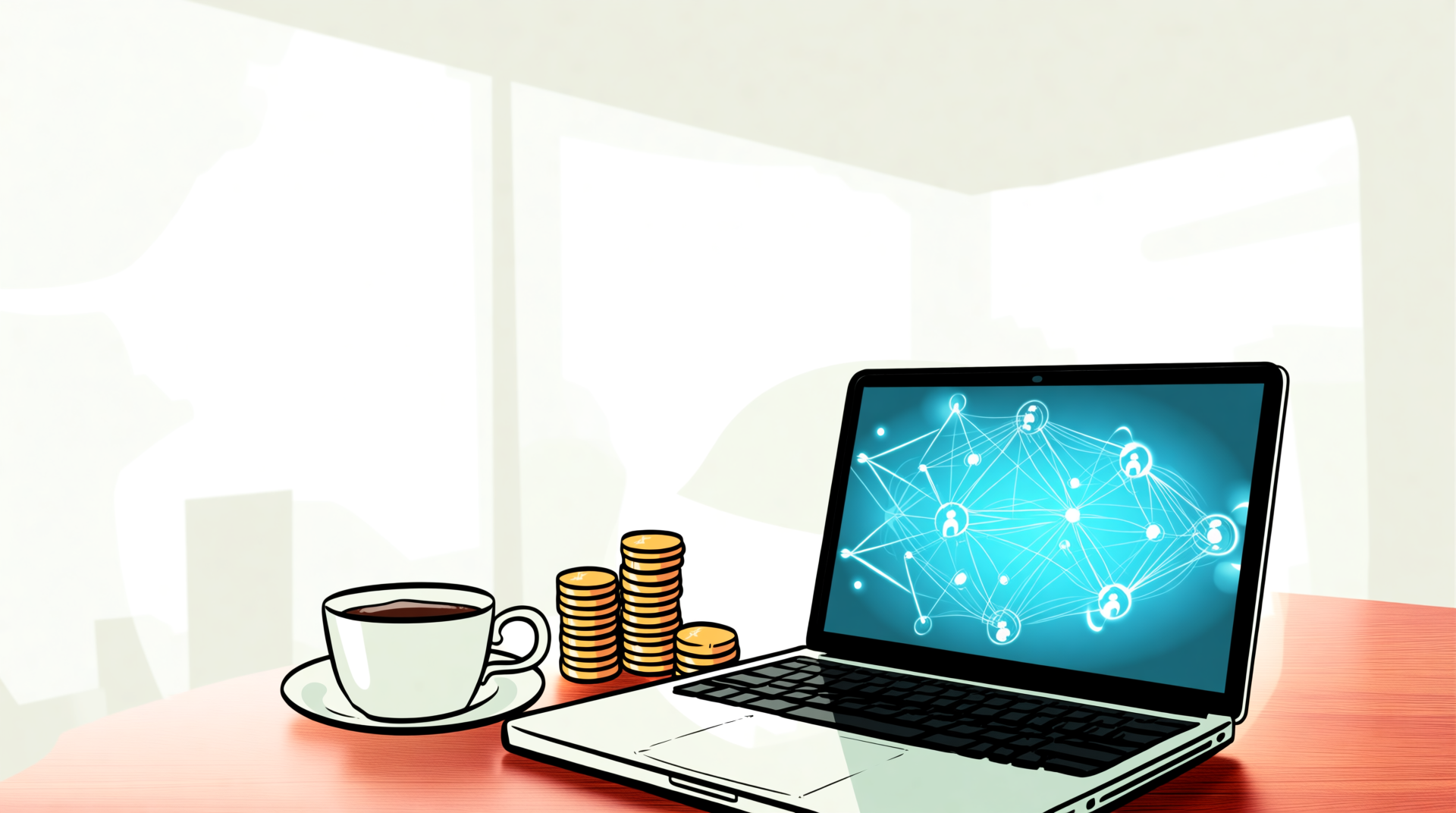 Person working on a laptop viewing free affiliate marketing platforms and digital dashboards