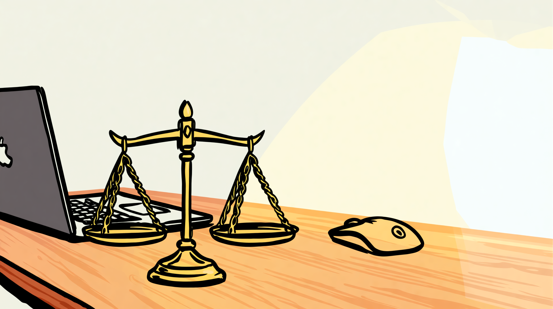 Laptop screen showing a clear and conspicuous affiliate link disclaimer above an article.