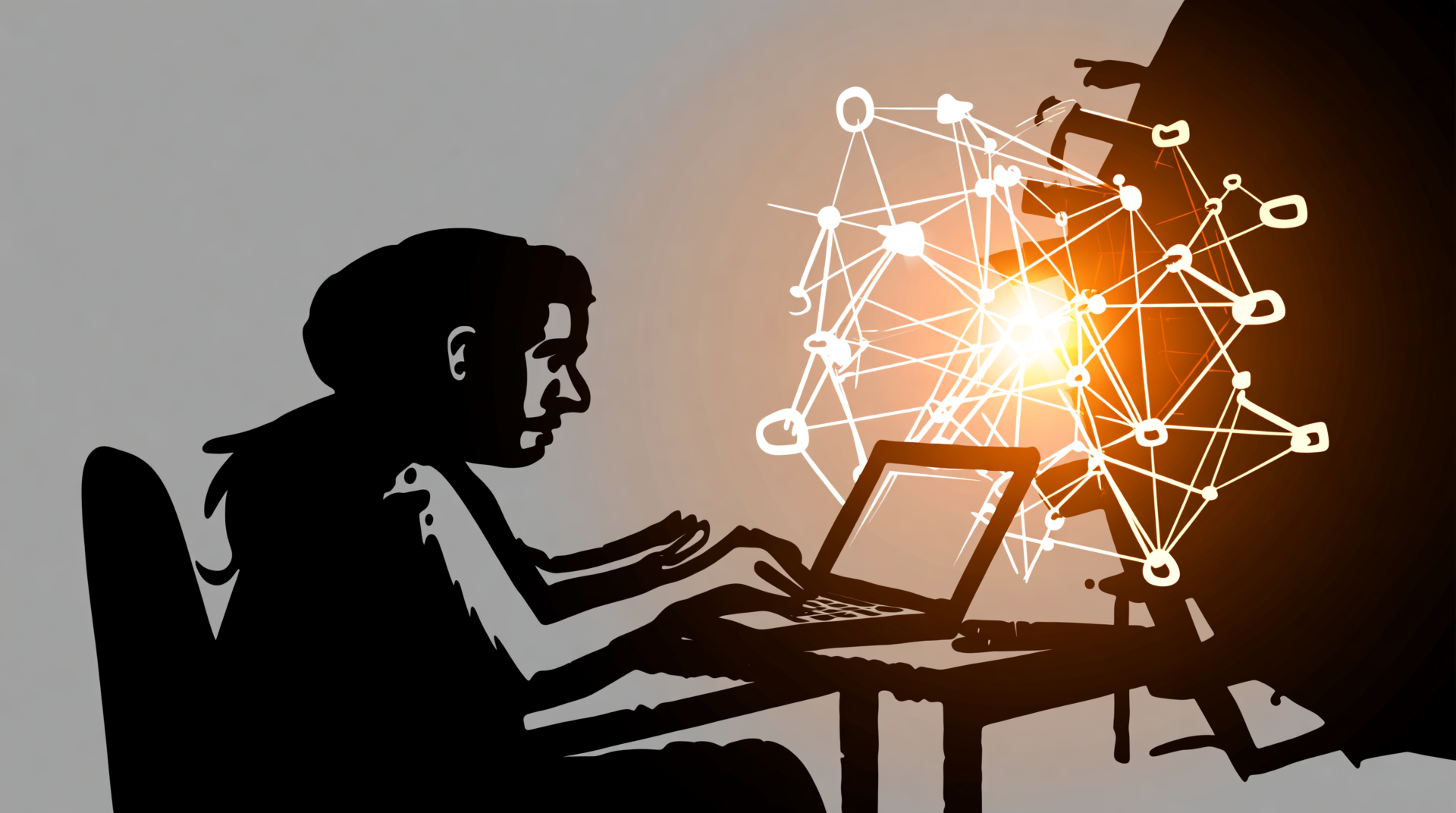 Digital marketer analyzing Reddit threads on a laptop for affiliate marketing strategy